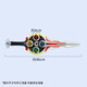 Creación ágil Ultraman Magic Gyro Obu Santa Espada Tiga Divine Light Stick Zeta Sublimator Lanza de juguetes para niños Obu Holy Sword-Quad Core Continuo Gyro