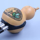 Blue Peacock Natural Natural Pipe en bois jouant en soie hoite B-flat revêtement