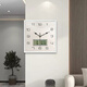 Zhuangshu coin mural horloge murale silencieuse double face simple simple horloge silencieuse à deux côtés horloge silencieuse salon maison Utilisation 9193