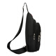 Neue Brusttasche Herrenbeutel One-Shoulder Crossbody Tasche Casual Crossbody Bag Oxford Stoff Brust Cross Bag Trendy Herrenbag 9905 kleines Brett Schwarz