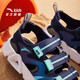 ANTA Children's Sandals Boys' Shoes 2025 Summer New Velcro Outdoor Arch Open Toe Sandals New Ink Blue-5 30