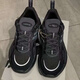 Adidas men's shoes women's shoes 2025 new spring sports shoes OZWAVE 2.0 bobo shoes cushioning running shoes casual JI1585 black 36
