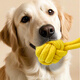 ZanChong Macaron Cotton Rope Teething Dog Toy 4-piece Set Dog Toy Bite-Resistant Teething Ball Pet Puppies Little Self-Happiness