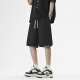 
Foss Phil casual shorts men's summer thin loose breathable quick-drying five-point ice silk out sports straight pants SW-K688 black XL [recommended 140-160Jin [Jin equals 0.5 kg]]