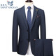 Anniversary Bird Wool Suit Two-piece Men's Striped Formal Business Casual Professional Suit Wedding Dress Jacket Pants Size Leave a message or contact us 50 180/52 (recommended 1-165 Jin Jin equals 0.5 kg)