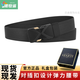 La nouvelle ceinture tressée élastique haute élastique améliorée de Ximuyao peut être coupée et bouclée à la même ceinture tactique que les hommes et les femmes 6187-noir 150 cm