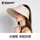 Kenmont卡蒙大檐空顶防晒帽女2025夏季新款遮阳帽防紫外线太阳帽KM-6223 KM-6223/黑色 F：57cm可调节