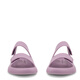 
ECCO Aibu casual slippers for men and women 2024 thick sole strap slippers Velcro sports trail Como 524104 Purple-11981 41
