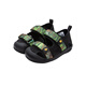 Mini Bala sports sandals for boys and girls, summer shoes for children, quick-drying mesh, summer new style, black and green tone 00394 24