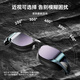 李宁（LI-NING）泳镜男女士时尚镀膜游泳镜高清防水防雾近视游泳眼镜2797黑400度