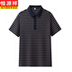 Hengyuanxiang high-end mulberry silk short-sleeved T-shirt men's lapel summer silk thin section middle-aged high-end striped polo polo shirt 13691# Green XL 52 Recommended 140-155 Jin Jin equals 0.5 kg Hengyuanxiang high-end mulberry silk short-sleeved T-shirt men's lapel summer silk thin section middle-aged high-end striped polo polo shirt 13691# Green XL 52 Recommended 140-155 Jin Jin equals 0.5 kg