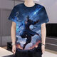 
Oshenko Black Mythology Wukong T-shirt Summer New Black Mythology Wukong Game T-shirt Men and Women Handsome Print Short Sleeve Round Neck YL1423 S