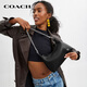 COACH women's counter model JULIET series No. 25 black shoulder bag CW640
