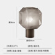 OUOETY SEBSIDE LAMPE DÉCORATIVE LUMBRE LUXEUR LAMPE NORDIQUE MODIQUE MODIQUE VIE SIGNE SOIX SOIX CHAMBRE MODEAU haut de gamme Lampe de chambre M1011 Interrupteur de bouton de style en verre à quatre sections