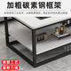Ying Yixuan coffee table living room home simple modern office kung fu tea table kettle tea set all in one simple tea making table black frame + black desktop (top stainless steel kettle) length 100x width 50x height 60 automatic tea making table