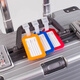 Dimaijia Buggage Carte Travel and Business Trip Suitcase Sac Sac Signe Vérification Nom de la carte ID Carte Anti-Lost Luggage Tag Carte 5 Pack Bleu