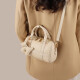 Love Cow Leder Bag Damenbeutel Handtasche One-Shoulder Crossbody Body Leichte Luxus-Geburtstagsgeschenk High-End-Gefühl für Freundin Frau