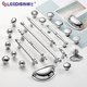 
Lides French light luxury chrome bright silver cabinet door handle modern simple cream fume cabinet wardrobe drawer cabinet handle 6197-single hole-ball with feet