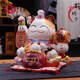 Ni Zhier Jinshi Workshop Cash Desk Facai Cemic Piggy Bank Хранилище может крупные подарки кошки 1049 Fugui Youyu Piggy Bank большой [Presale]