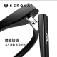 Slova myopia glasses frame for men and women, ultra-light large frame black frame non-face lens transparent square frame optical glasses frame fitting SF753 gray C3 single frame