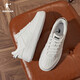 
Jordan men's shoes, sneakers, leather-faced Air Force One casual versatile thick sole height-enhancing white shoes