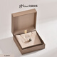 Jingrun new seawater pearl pendant 18K black jade necklace 695mm round bead gift 6.5-9.5mm 42+3cm