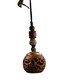 
Green Sandalwood exquisite hollow mobile phone chain sachet balls hidden fragrance pendant wearing ancient style aromatherapy keychain Green Sandalwood Flower Vine sachet pendant