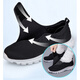 Zapatos de viejos de pie de pie que se mantienen en pie los zapatos de papá de la primavera y el otoño de los zapatos de papá ensanchados y los zapatos de hemiplegia de la punta del pie del pie del pie gordo y agregado 40 folijian
