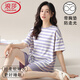 LANGSHA (LANGSHA) PAUT POSE SUMBRÉ MODAL PAJAMAS FEMMES COUPER COURRES COURRES BRA SAUT-CONVEX SPOT ICE SILK CENSEMENTS DES COMMISSEMENTS COURT COURT PORTS POUR FEMMES 12611 M FEMMES (75-95jin [Jin est égal à 0,5 kg]))