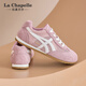 
La Chapelle women's shoes soft sole comfortable German training shoes for women 2025 new summer thin mesh breathable versatile casual flat shoes pink XXE6625-2 37