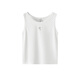 Semir Vest Damen Short Bow Gentle Sommer 2025 Mode, eng gestickte runde Hals Top 109325102001