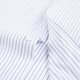 Gy Yager Neue Sommer Business Professional Workwear Casual White Solid Color Herren Stripes Plus Size Customized Longleved Shirt Short Sleeve 4203 Weiße und blaue Streifen 40 175/92A etwa 135-150Jin [Jin entspricht 0,5 kg]