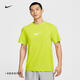 耐克（NIKE）官方HYVERSE DRI-FIT男子防晒速干短袖上衣夏季T恤HV4882 389明黄/山峰白/银 XL