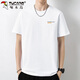 Specht (Tucano) Kurzärärmelte Herren-T-Shirt für den Sommer dünn runden Hals mit kühlem Bodenhemd High-End-halbärmelige Obert-Herrenkleidung dunkelgrau 2xl