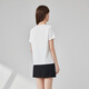 IEF/Aiyifu 2025 summer new casual sports girl simple versatile slim and fashionable loose women's T-shirt White S