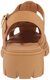 Steve Madden Girls' Shoes Unisex Kids Echo High Heel Sandals, Tan Tan 1 Little Kid