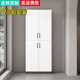 White taro balcony storage cabinet storage household large-capacity storage cabinet sun protection storage cabinet wall-mounted storage cabinet shoe cabinet customization two doors high 180 wide 60 deep 40 (installation included) upper and lower doors