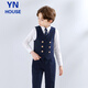 Yinuofang Kinderanzug Weste Anzug Marineblau Anzug 1. Juni Performance Anzug Host Performance Kleid