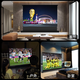 Zhuzhe Electrical Scene Upgrade Home Theater Set Full Set of Living Room and Bedroom Machine [with 725 Projector] Audio Model 8K Carbon Crystal Light Resistance + 725 Projector 110 Inch [Package Installation]
