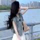 FHHUABD法式长裙海边度假白色吊带连衣裙子质感感2025女夏季新款套装 气质吊带连衣裙 694#【优质版】 S 【建议80-95斤】