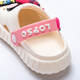 Disney Disney children's hole shoes slippers cartoon non-slip soft outside wearing bag-toe sandals pink strawberry bear 17
