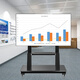 Jinying TV Mobile Stand 32-86 pouces TV Mount TV Stand Video Conference Afficher Skyworth Xiaomi Hisense Huawei TV Cart Tv Stand