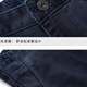 
Hengyuanxiang new summer men's jeans straight loose medium-high waist elastic versatile middle-aged dad thick long trousers 3892-black summer thin 32 waist circumference 2 feet 5 Recommended weight 130-140 Jin [Jin equals 0.5 kg]