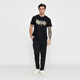 Versace (VERSACE) VJ men's luxury trend baroque printed slim short-sleeved T-shirt 78GAHC05CJ01C official authentic Khaki 727 M