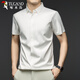 
Woodpecker (TUCANO) short-sleeved shirt men's summer ice-sensing traceless shirt stretch versatile and comfortable base shirt top men's white XL