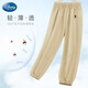 Disney children's pants summer 2025 ice silk breathable outdoor sports pants boys mosquito-repellent pants PBZPL3072 khaki 150
