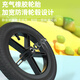 Beiqu Children's Balance Bike 1-3-6 Years Old Baby No-Pedestal Sliding Bike Two-Wheel Sliding Bike 2-5 Years Old Children's Bike 12 Inch Green [Inflatable Wheel] Suitable for 2-5 Years Old Children Boys and Girls Toy Cars