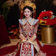 
Qinchi phoenix crown and robe full set of wedding dress Xiuhe clothes wedding dress 25 new style bride Chinese wedding wedding dress Heavy Industry gets married N-969 M All size