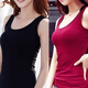 Rongxitu High Elastic Enveloppe thoracique gilet Sports anti-sous-vêtements Sports Beau tube haut de tube Vest noir 1 pièce (pas ++ pour la perte) S S recommandé 70-90jin [Jin est égal à 0,5 kg]