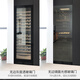 DBERLAN Embraco frequency conversion air-cooled embedded red wine cabinet constant temperature wine cabinet wine cabinet tea beverage refrigerator independent embedded dual-use high configuration level 1 energy efficiency JC318 mirror glass-frequency conversion dual temperature 109 bottles